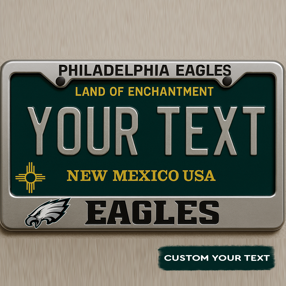 NFL Philadelphia Eagles Hanging Wall License Plate Sign NDD