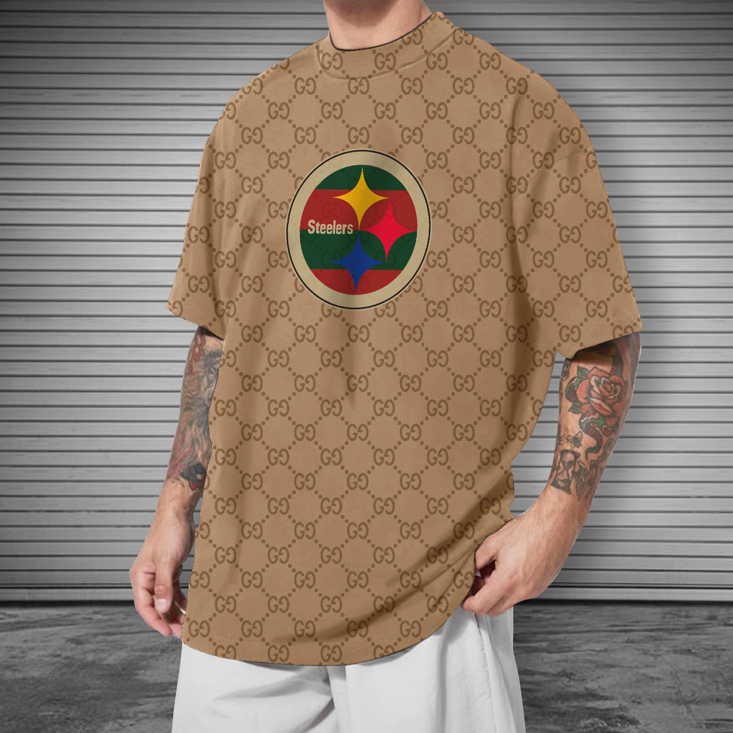 NFL Pittsburgh Steelers Mens Crew Neck Tshirt V1 NDD