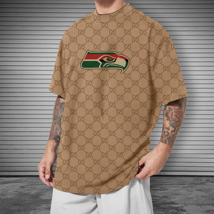 NFL Seattle Seahawks Mens Crew Neck Tshirt V2 NDD