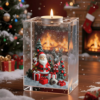 NFO x EPL Personalized Christmas Crystal Candle Holder DatND DVT