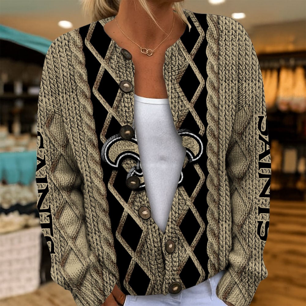 NO x NFL Women's Cardigan Sweater DatND DVT