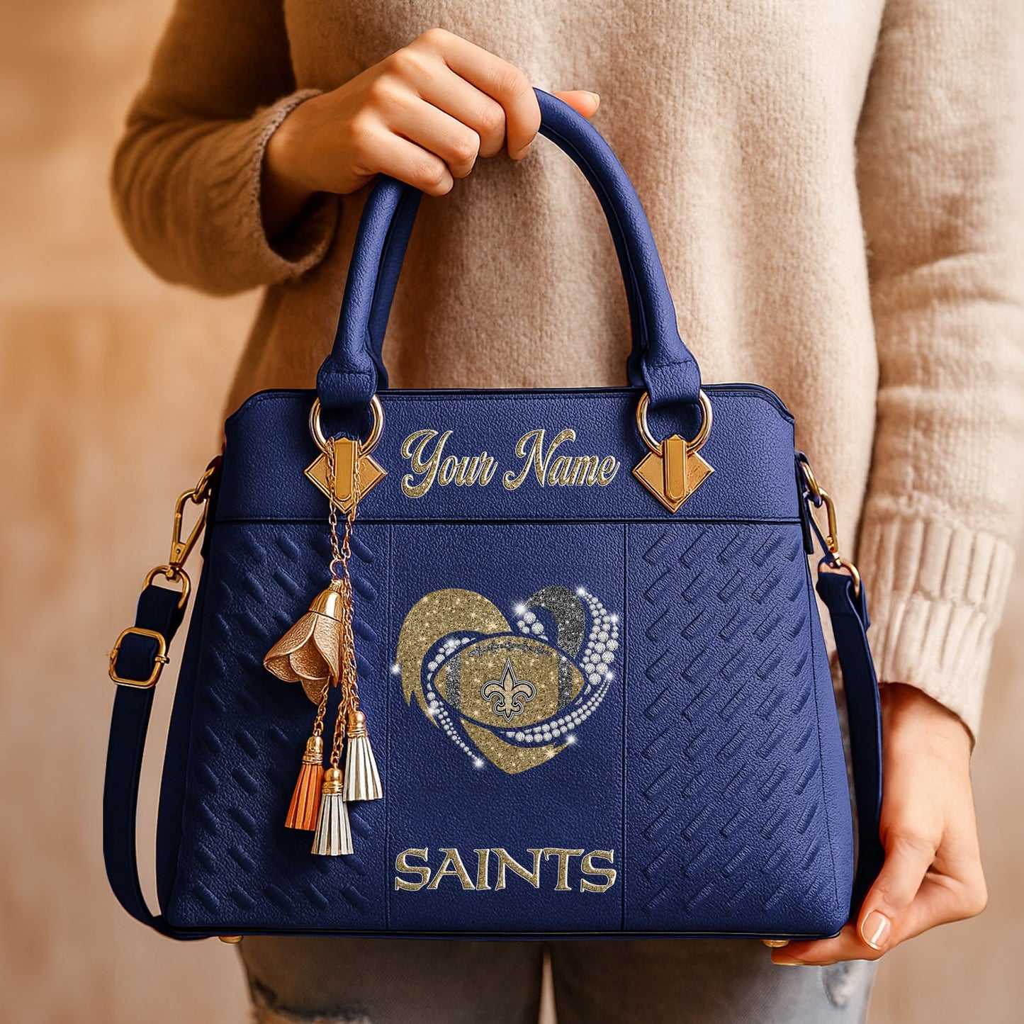 NO x NFL Zip Handbag 0811 DatND DVT