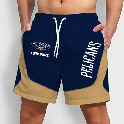 NOP x NBA Team Special Short Pants For Men Custom Name Gifts DATND TANTD