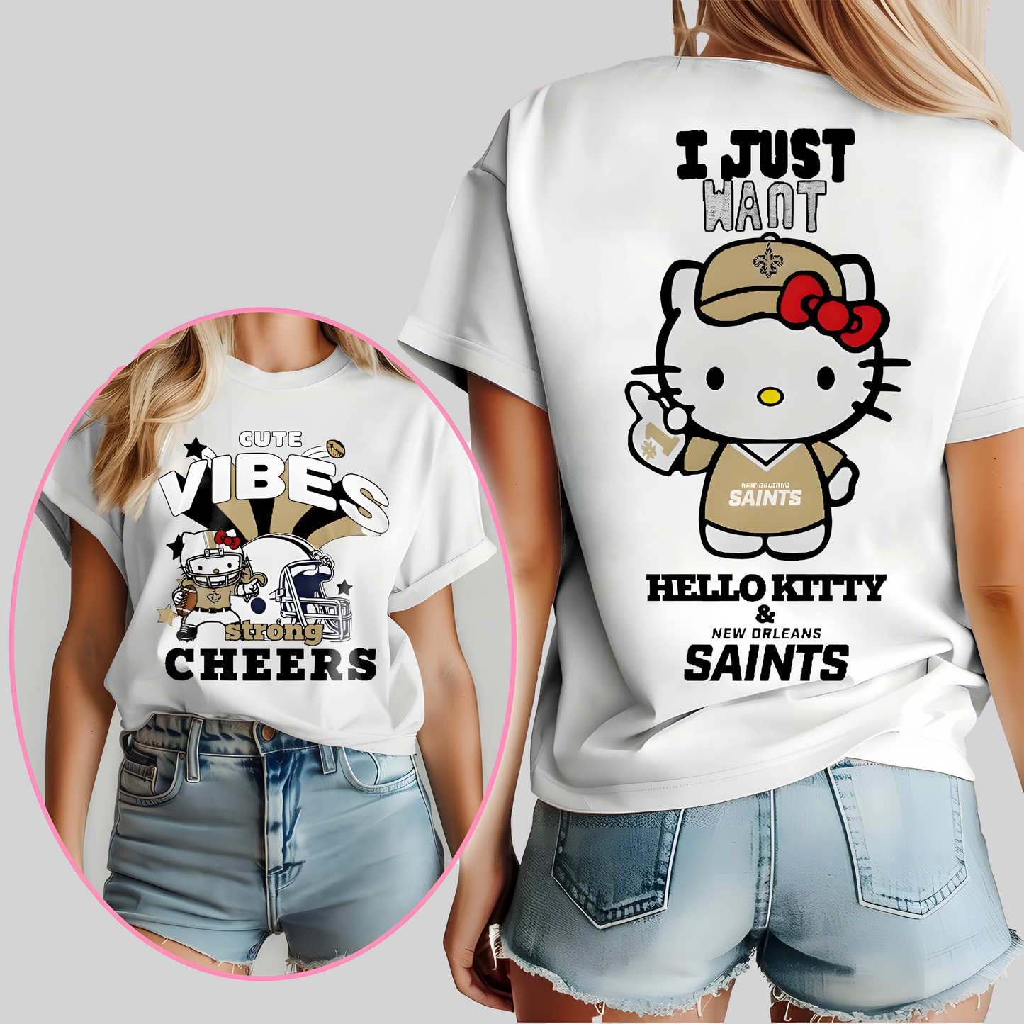 NOS Hello Kitty T Shirt Gift For Fans DDT HLPHUONG