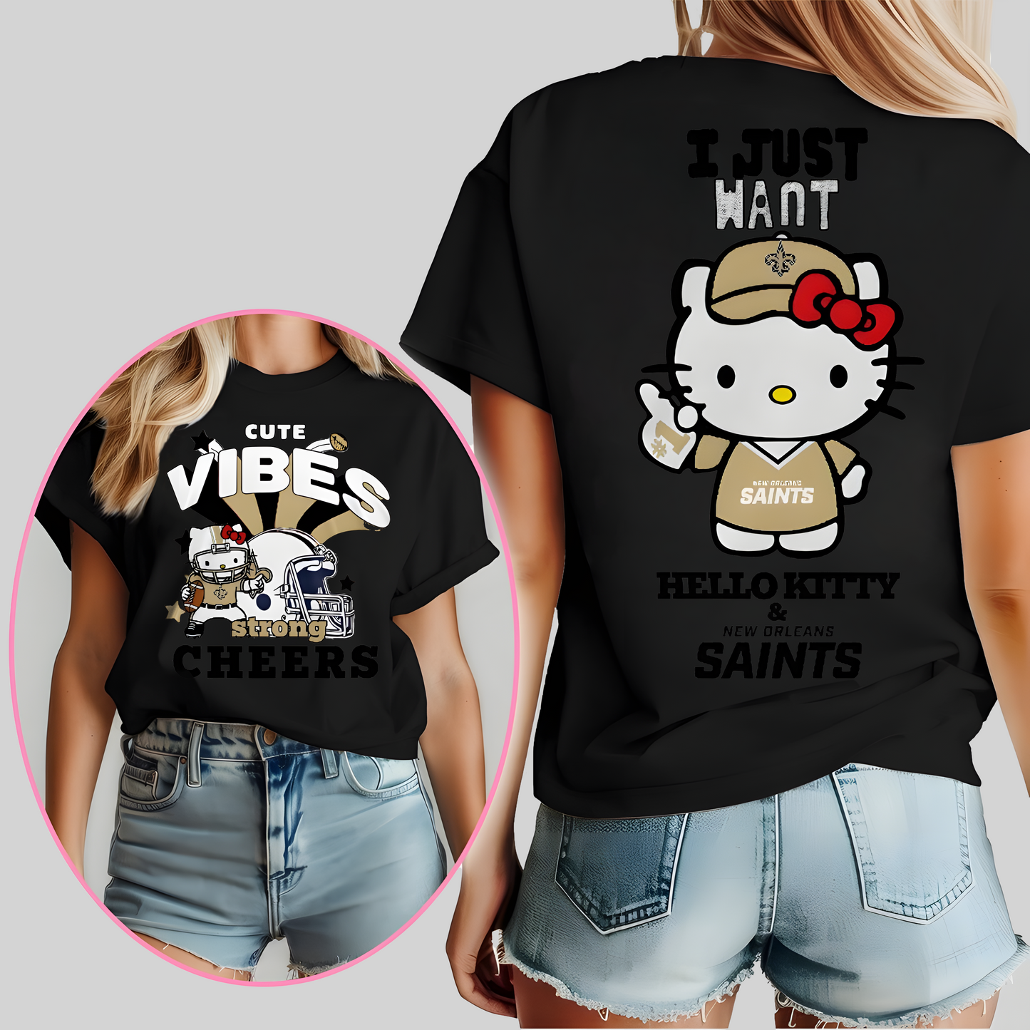 NOS Hello Kitty T Shirt Gift For Fans DDT HLPHUONG