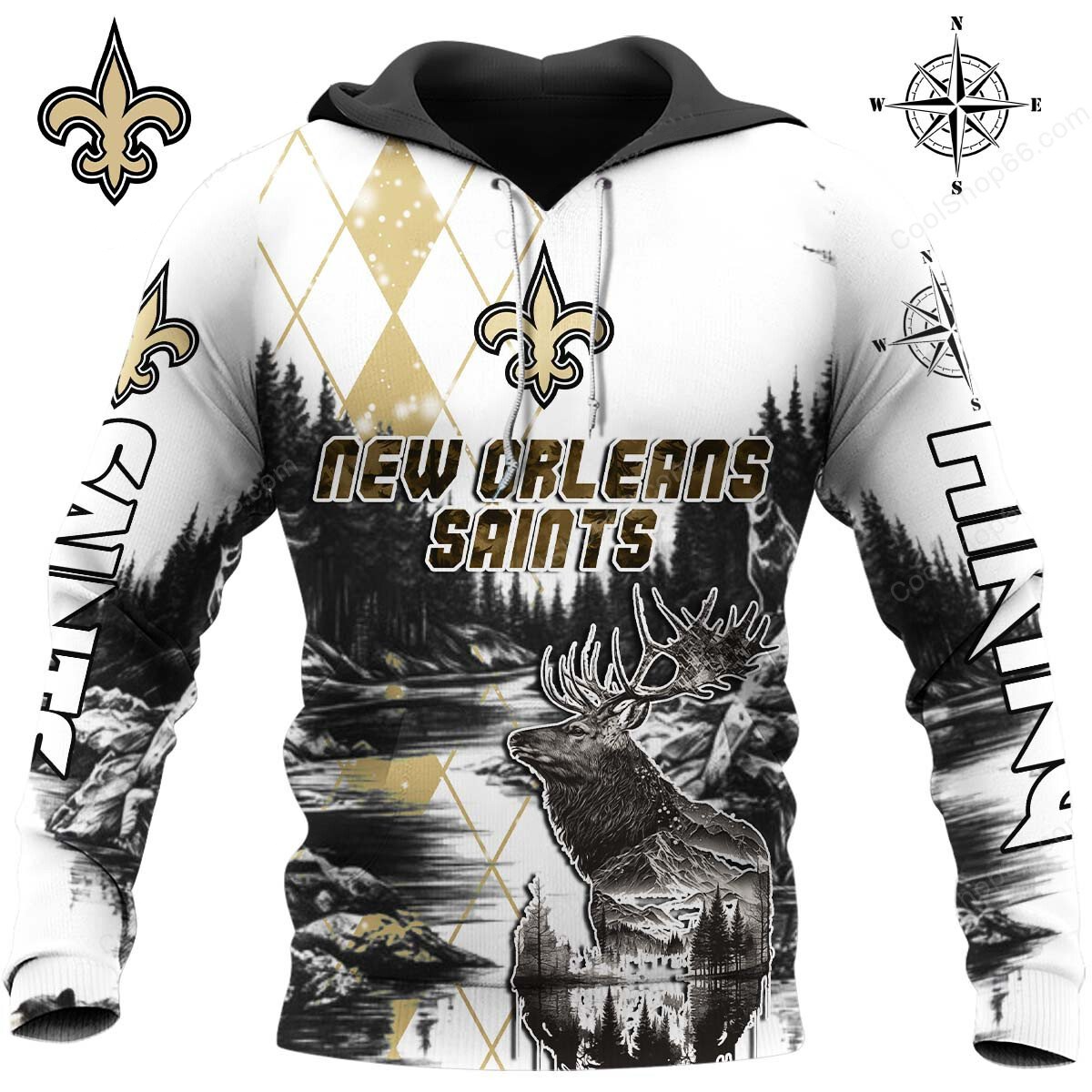 NOS x NFL Hiking 3D Hoodie DDT CTND