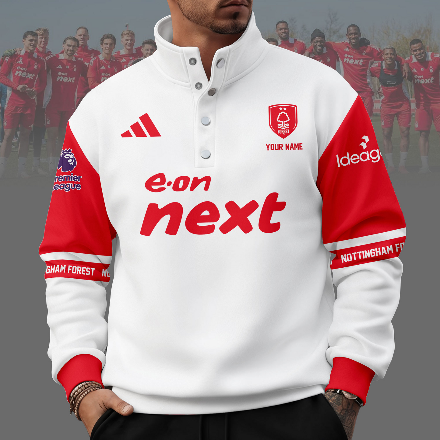 NOT x EPL Unisex Western Style Sweater With Buckles DDT 111125 NTL