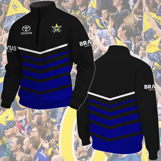 NQ Cowboys NRL 2025 New Hoodie TM NTA V2