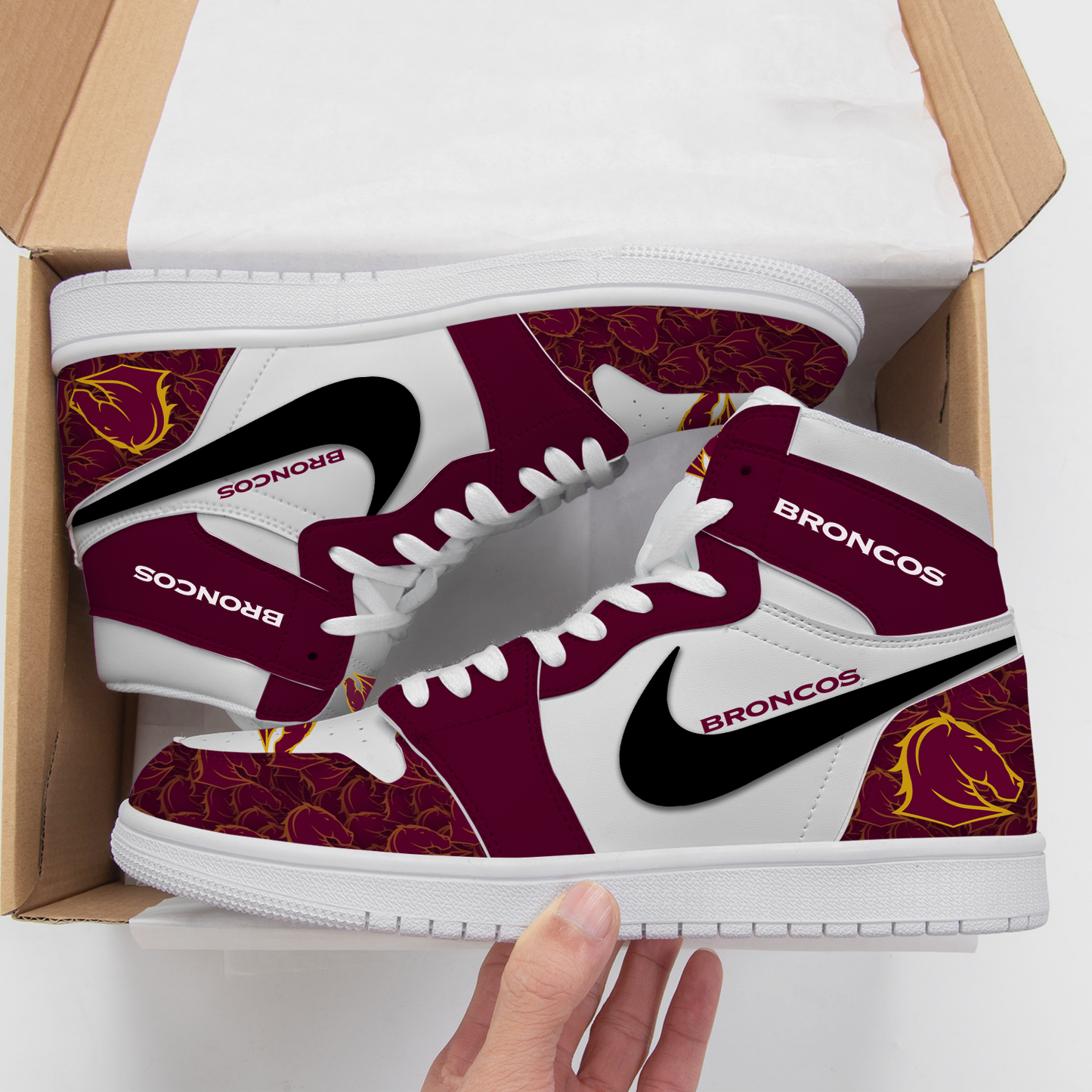 NRL Brisbane Broncos Air Jordan DDTTTV