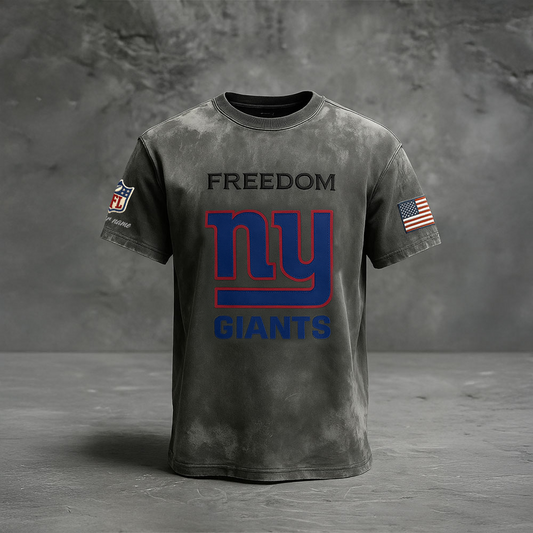 NYG Premium NFL The Freedom Washed Tee DatND DVT