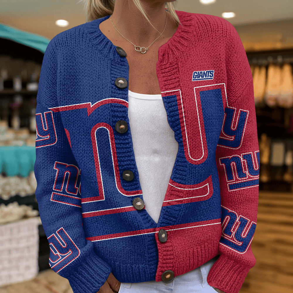 NYG x NFL Cardigan Sweatshirt With Button v1  DatND DVT