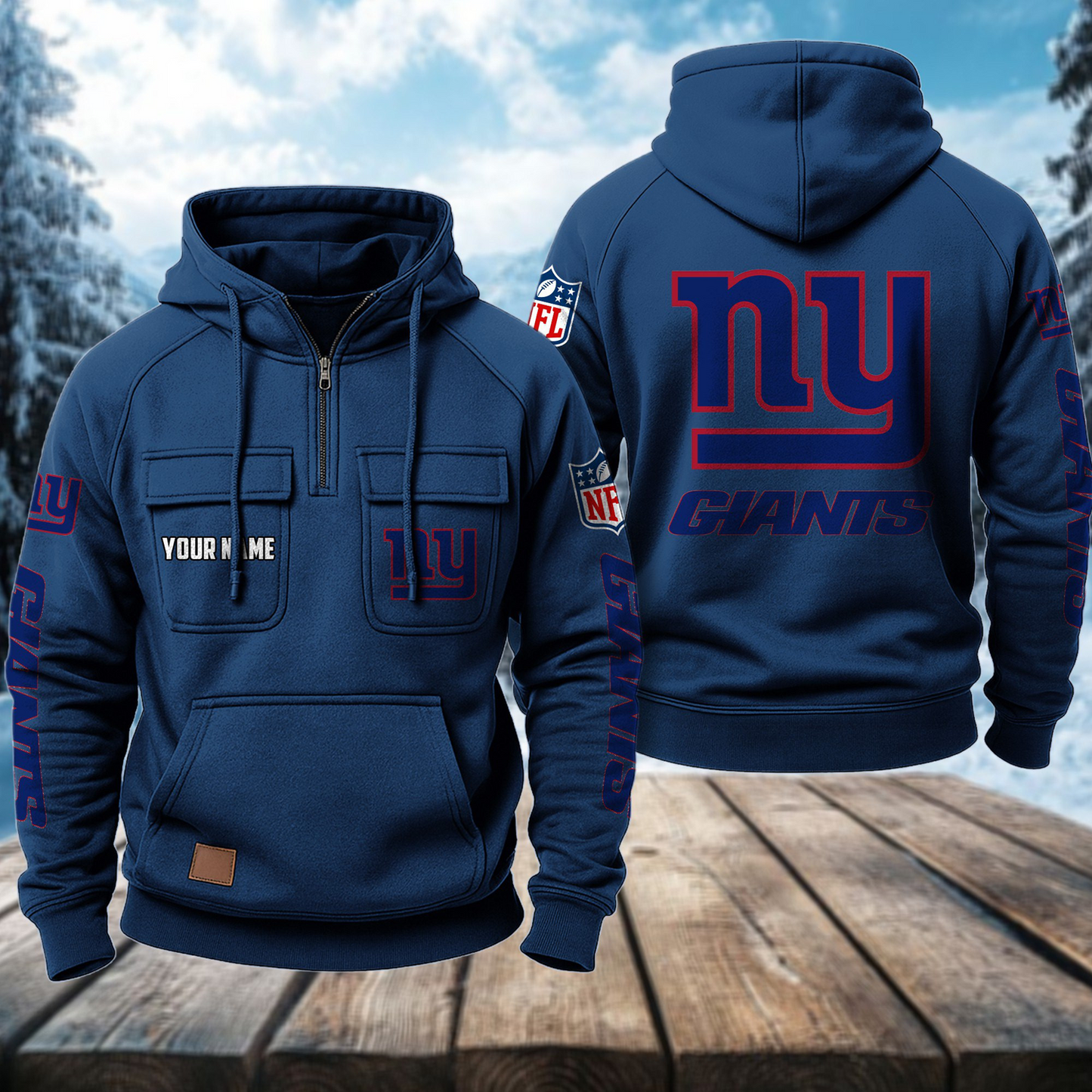 NYG x NFL Premium Hoodie DATND TANTD