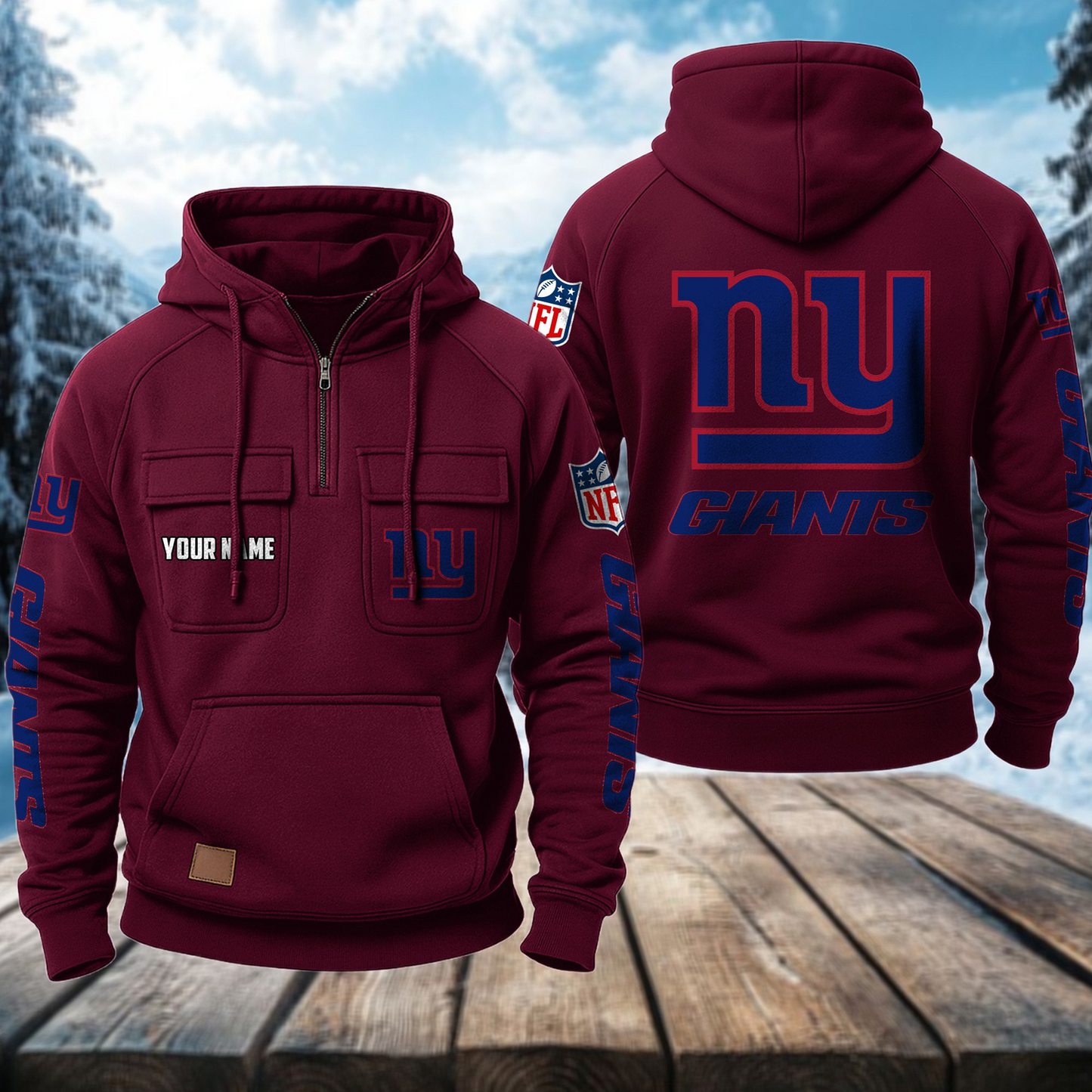 NYG x NFL Premium Hoodie DATND TANTD