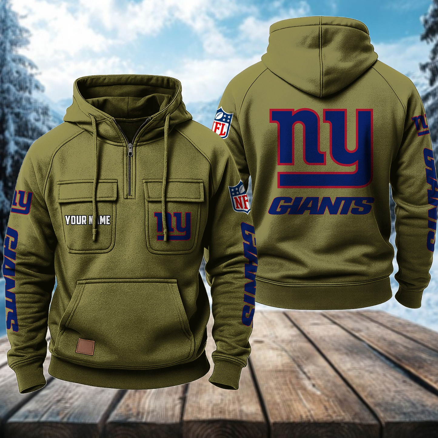 NYG x NFL Premium Hoodie DATND TANTD
