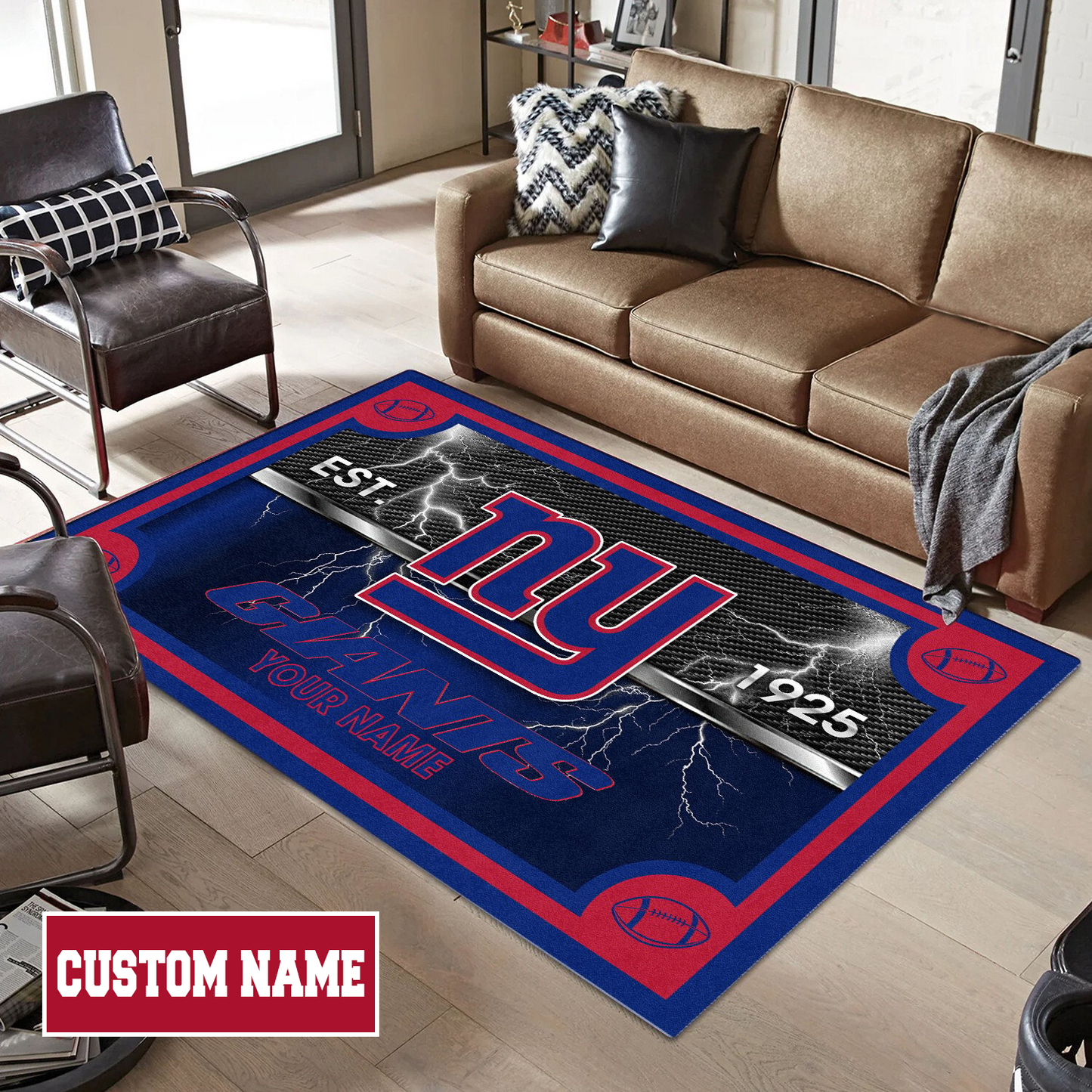 NYG x NFL Rug DATND TANTD