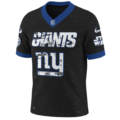 NYG x S.Wars Darth Vader 2025 Football Jersey DDT NTL