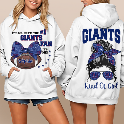 NYG Premium NFL Kind Of Girl Hoodie DDT HLPHUONG