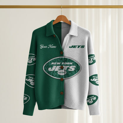 NYJ x NFL Cardigan Jacket 1011 DatND DVT