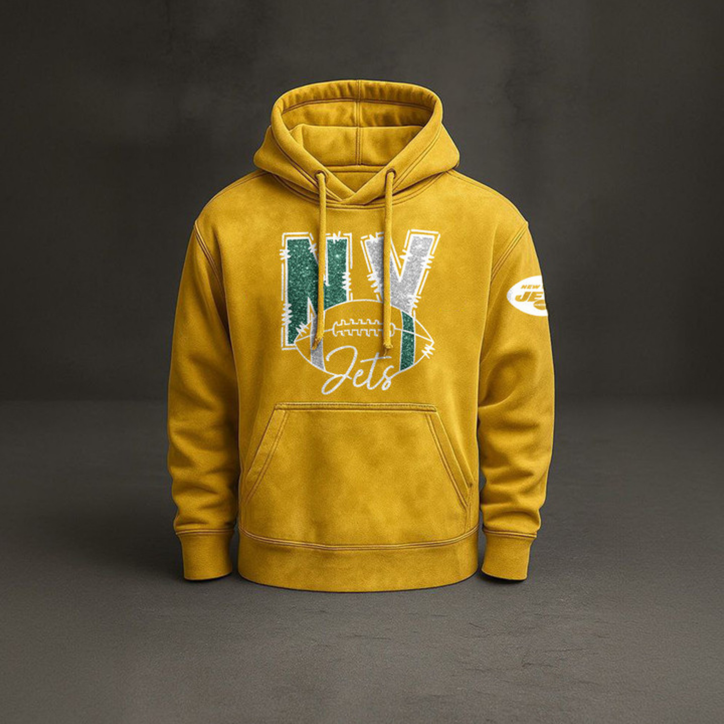 NYJ x NFL Embossed Hoodie DatND THUONGNH