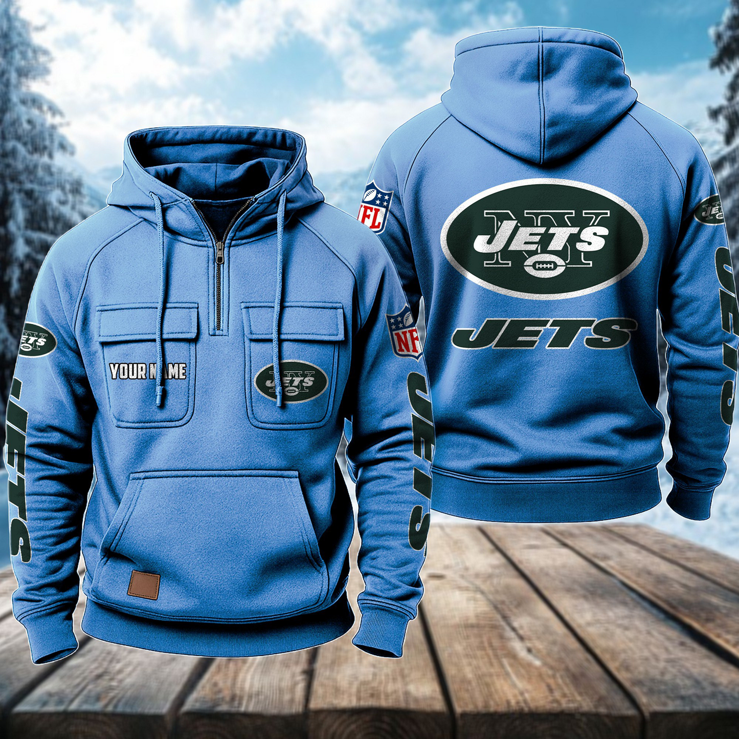 NYJ x NFL Premium Hoodie DATND TANTD
