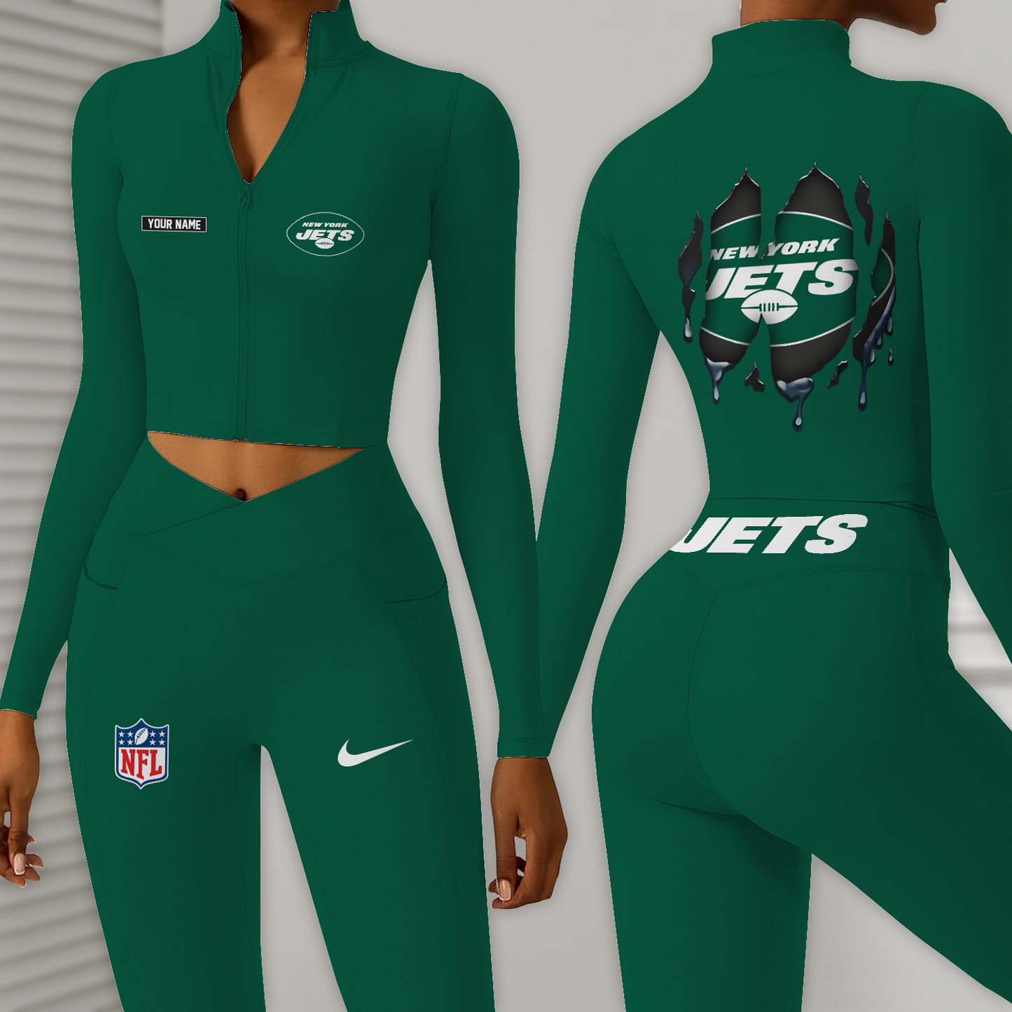 NYJ x NFL Women's Activewear Set DatND DVT