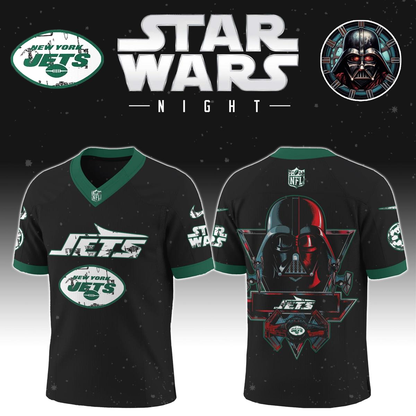 NYJ x S.Wars Darth Vader 2025 Football Jersey DDT NTL