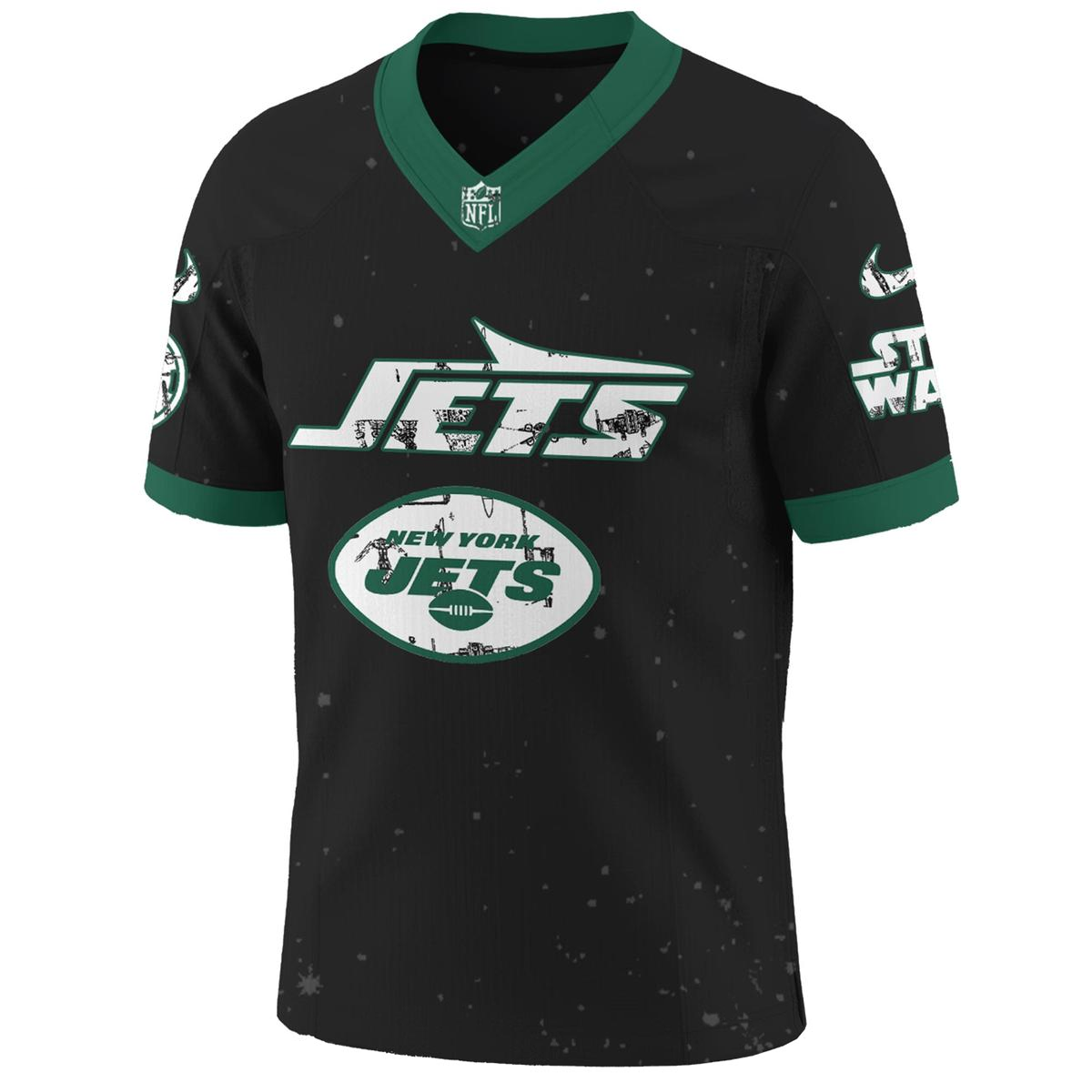 NYJ x S.Wars Darth Vader 2025 Football Jersey DDT NTL