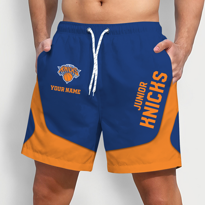 NYK x NBA Team Special Short Pants For Men Custom Name Gifts DATND TANTD