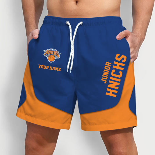 NYK x NBA Team Special Short Pants For Men Custom Name Gifts DATND TANTD