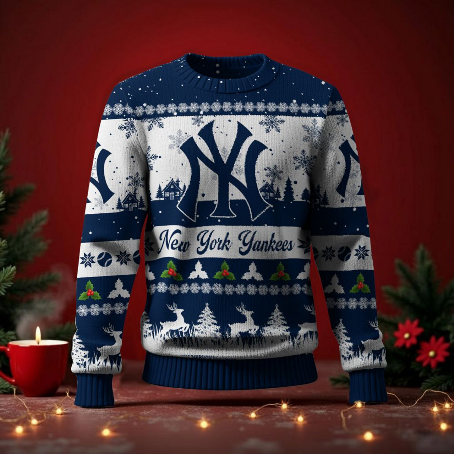 NYY x MLB Ugly Sweater 2025 DATND TANTD
