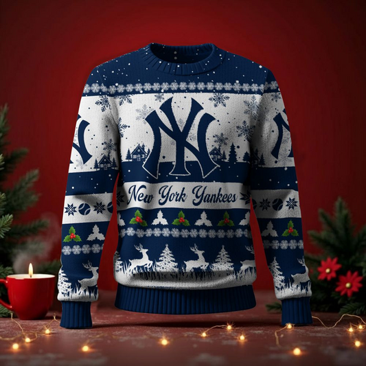 NYY x MLB Ugly Sweater 2025 DATND TANTD