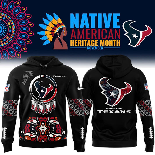 Native American Heritage Month Premium NFL X HOU Hoodie NDT NHM