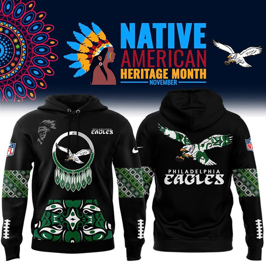 Native American Heritage Month Premium NFL X PHI Hoodie NDT NHM