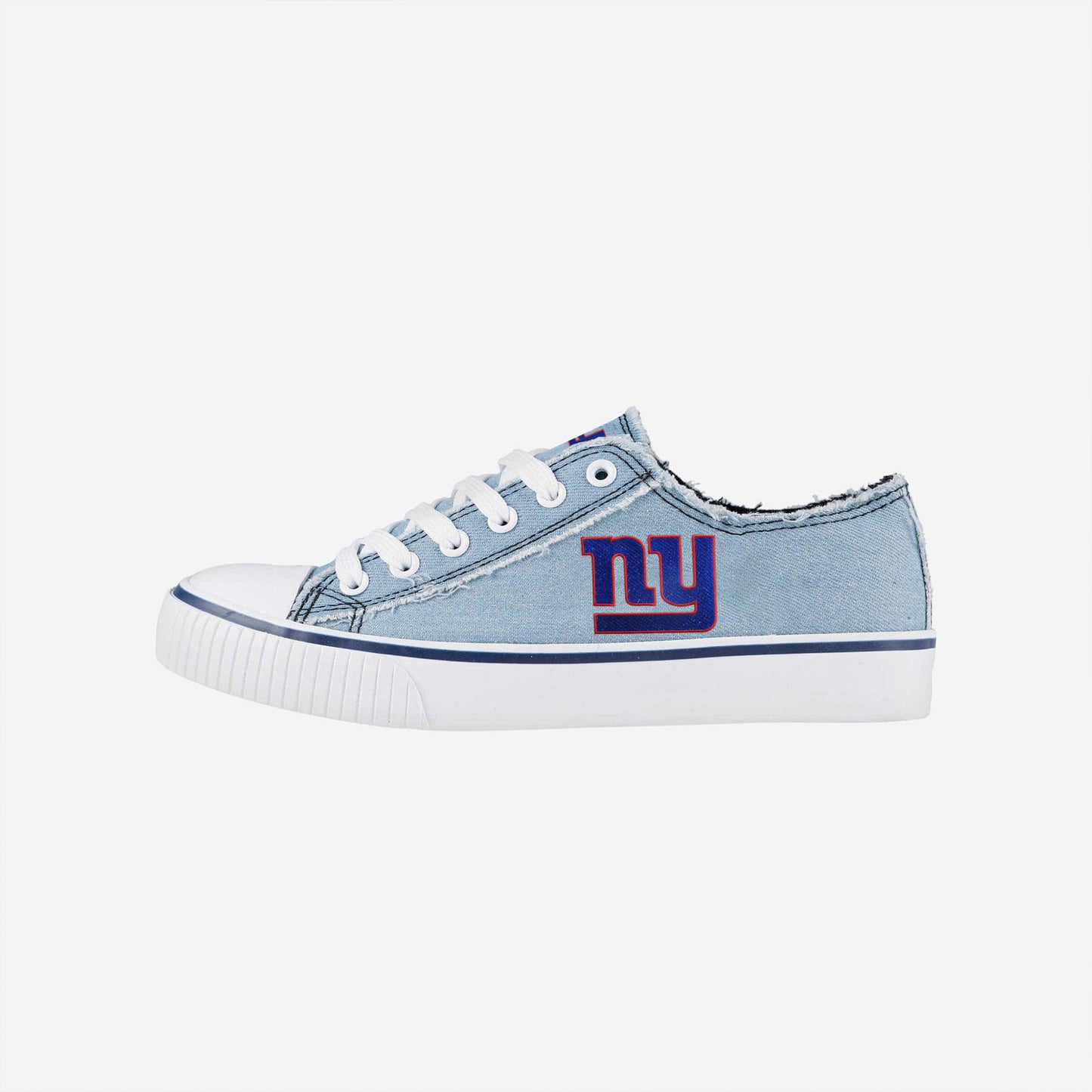 New York Giants Womens Denim Low Top Canvas Shoes NDD