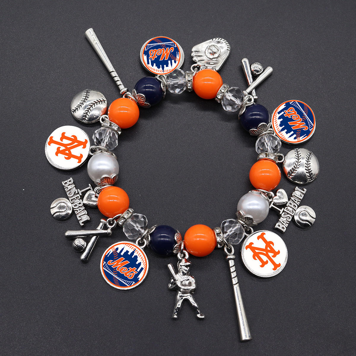 MLB Teams Charm Bracelet DDT NTL