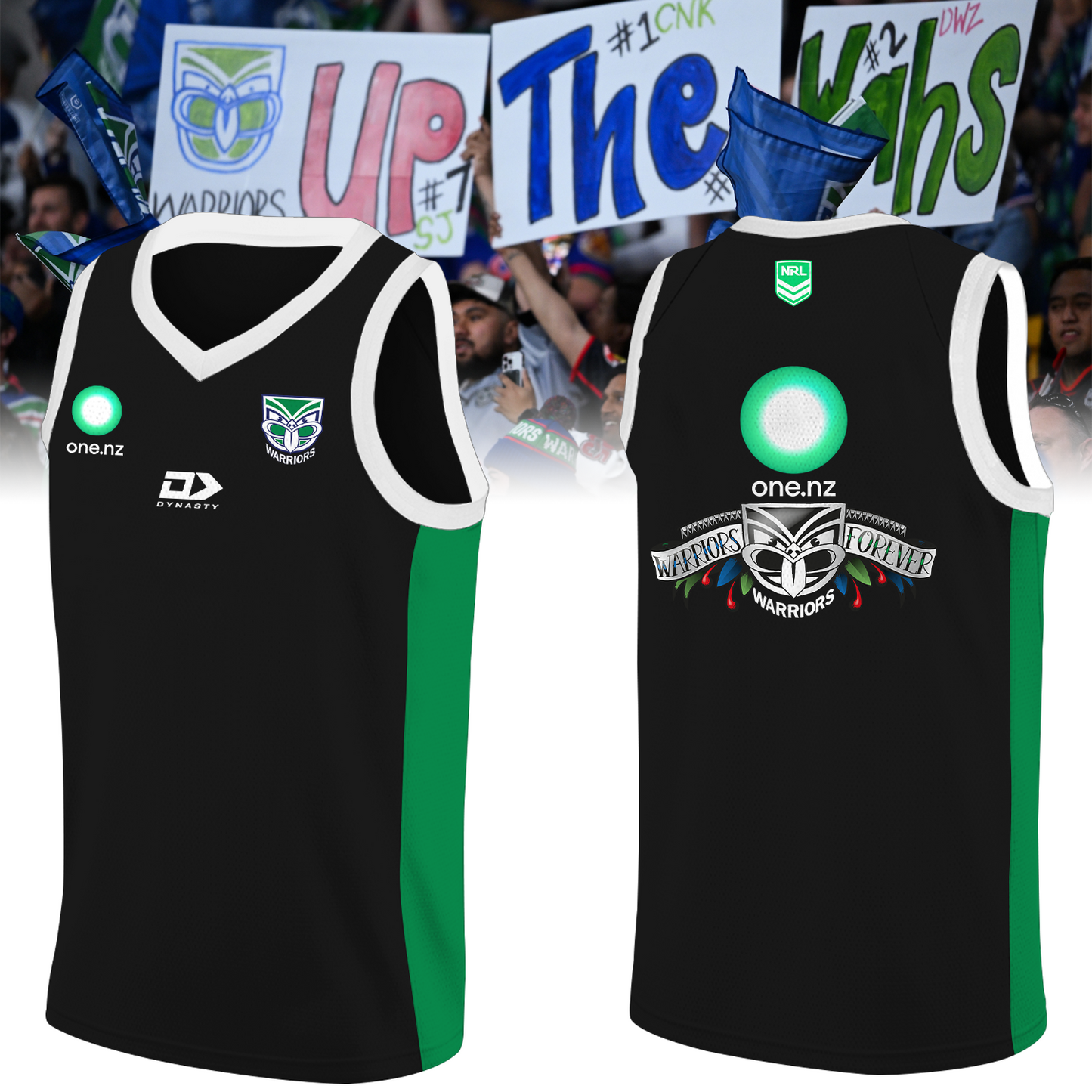 New Zealand Warriors Up The Wahs Jersey NRL TM V1