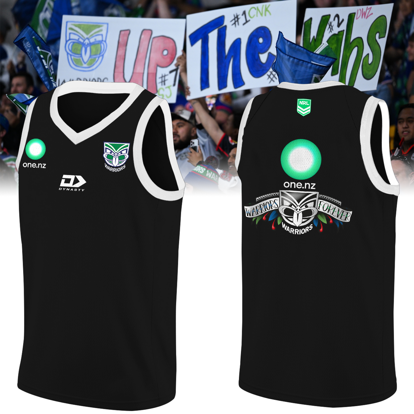 New Zealand Warriors Up The Wahs Jersey NRL TM V2