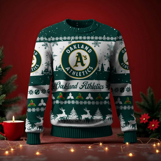 OAK x MLB Ugly Sweater 2025 DATND TANTD