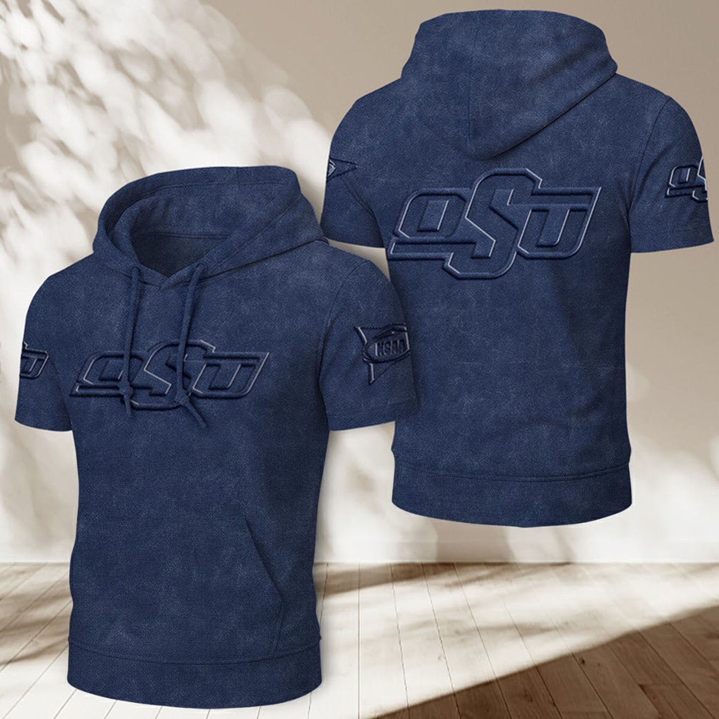 OSC x NCAA Half Sleeve Hoodie T-Shirt DatND ThuongNH