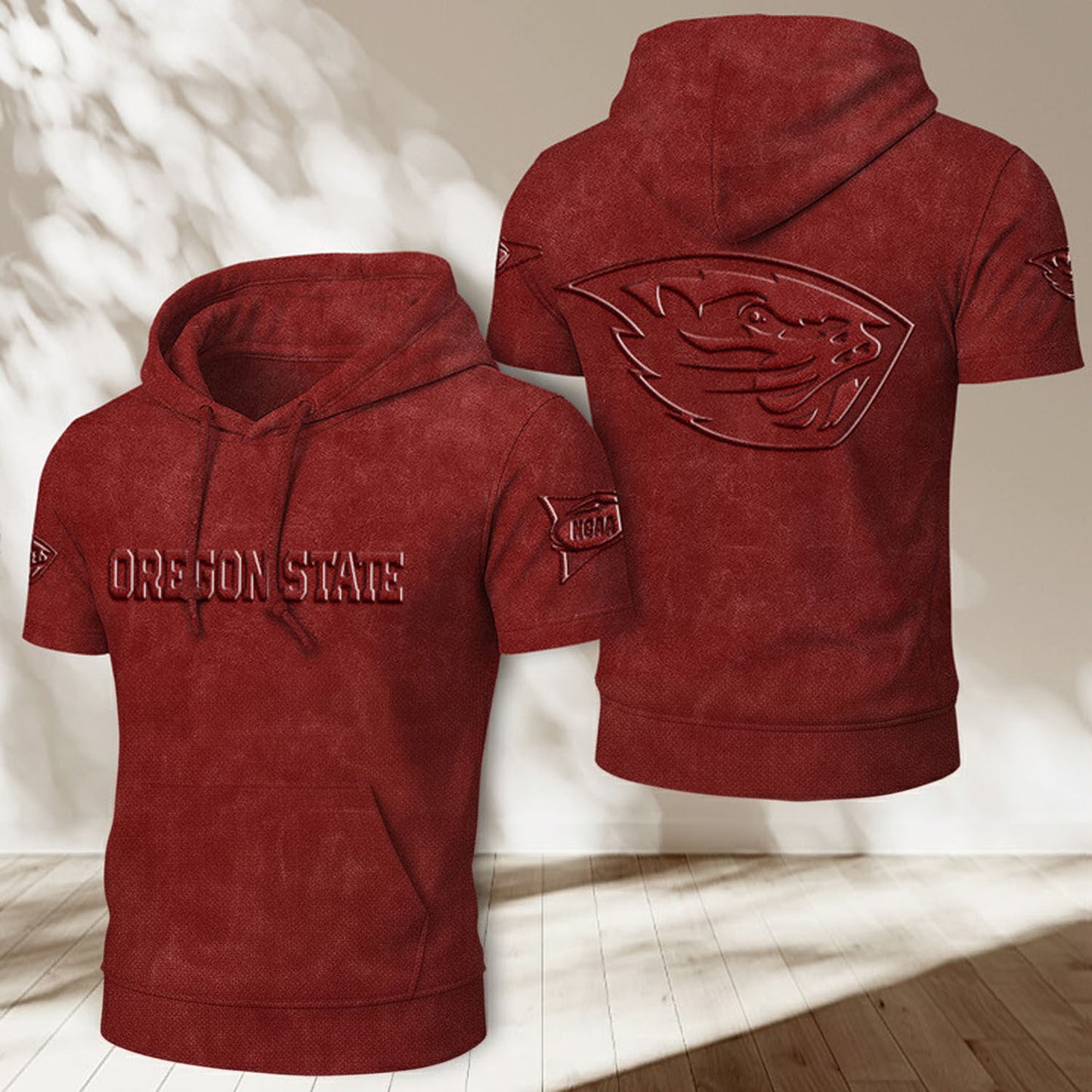 OSF x NCAA Half Sleeve Hoodie T-Shirt DatND ThuongNH