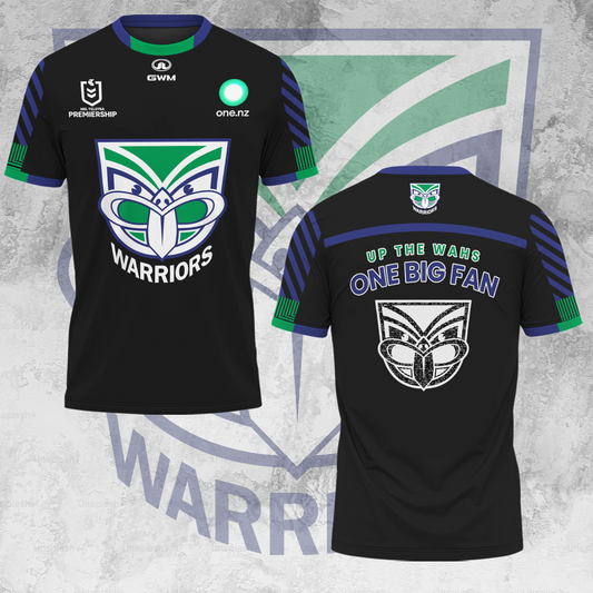 New Zealand Warriors NRL Up The Wahs Limited Edition T-Shirt TM V08