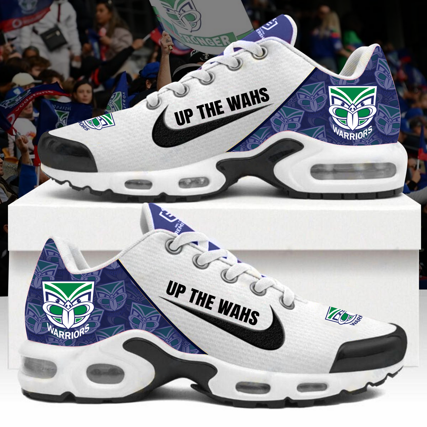One NZ Warriors NRL 2025 Up The Wahs Limited Edition Air Max Shoes Plus TM NTA V3