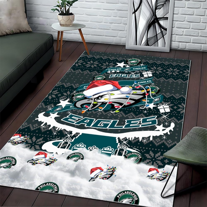 PE NFL Chrismas Carpet Rug DDT NTL