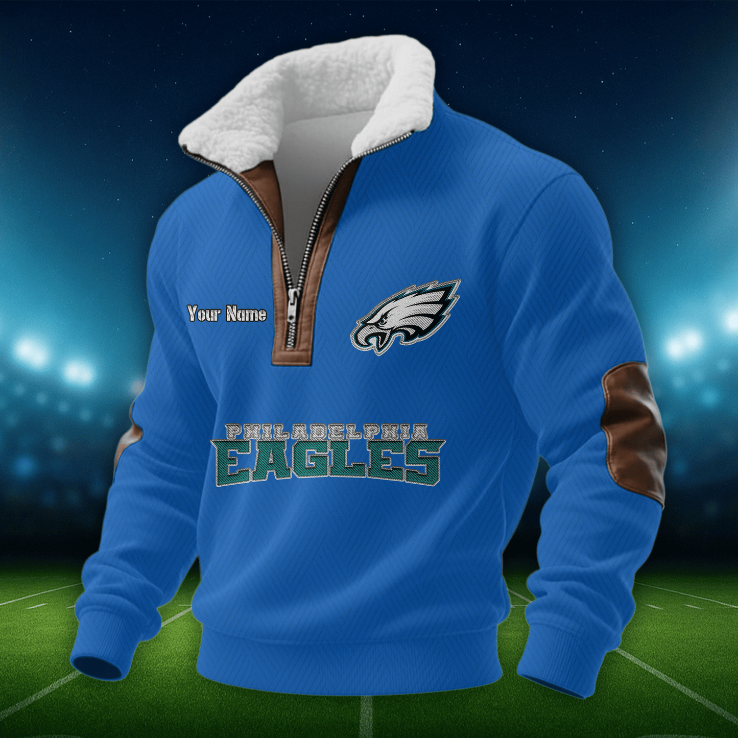 PE NFL Men Fur Collar Sweatshirt DDT CTND