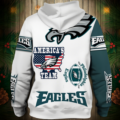 PE Premium NFL 3D Graphic Hoodie DDT NTL