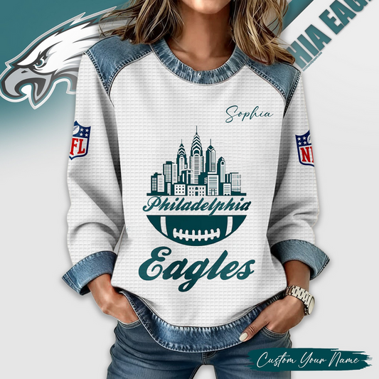 PE Premium NFL City Skyline Print Casual Sweatshirt DDT 081125 CTND