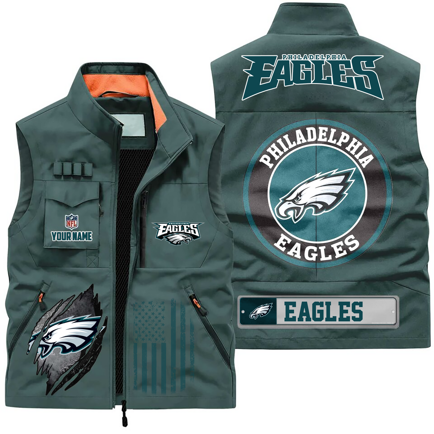 PE Premium NFL Fishing Vest DDT CTND