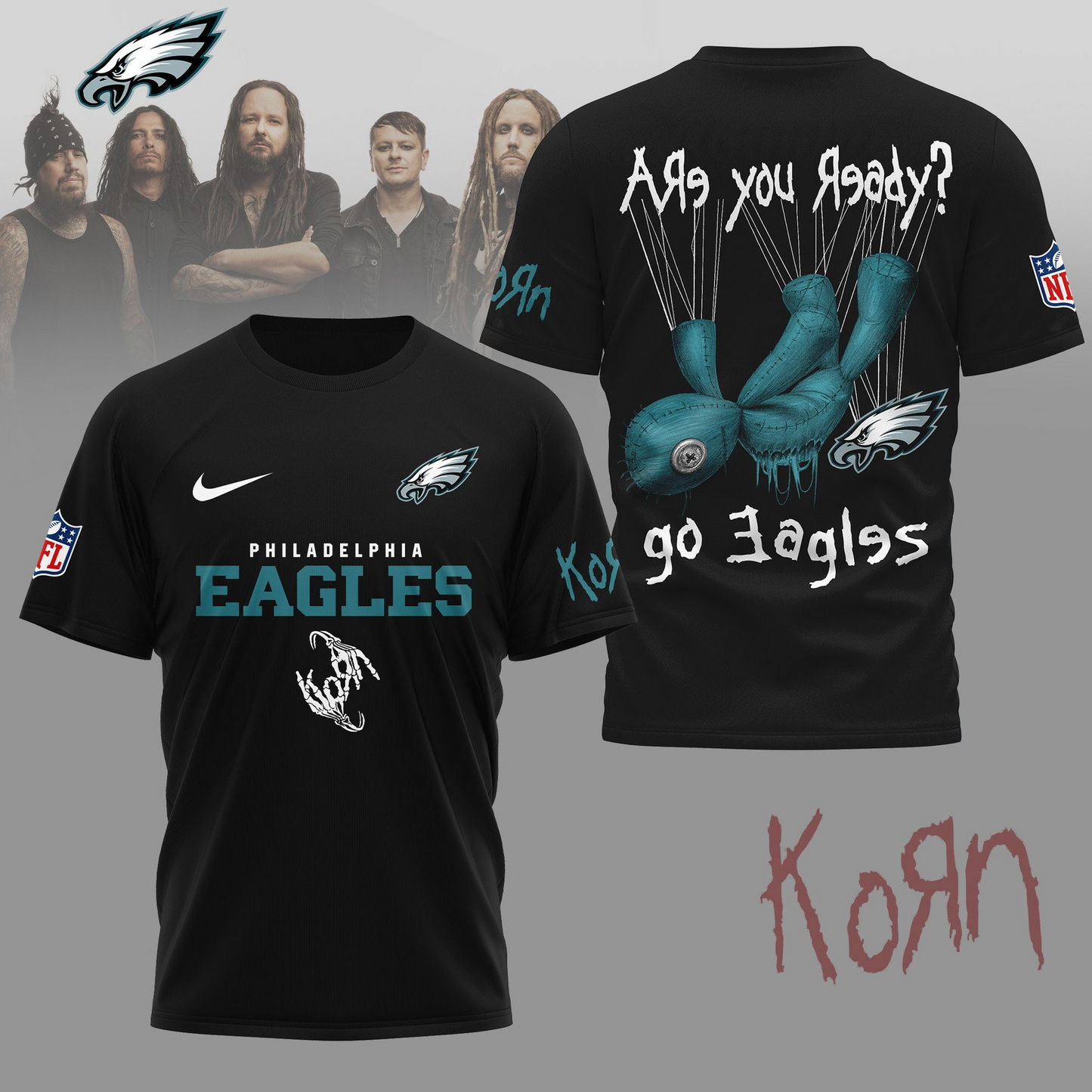 PE Premium NFL Korn Fan Shirt DDT CTND