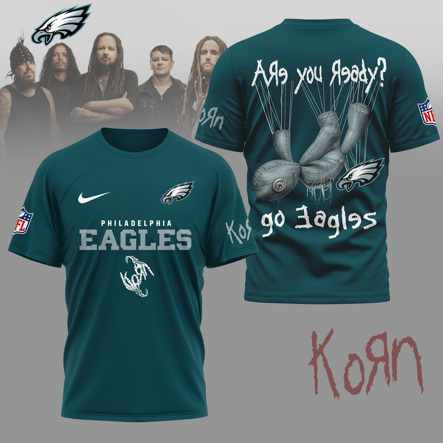 PE Premium NFL Korn Fan Shirt DDT CTND