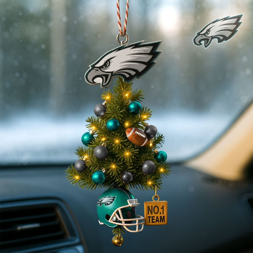 PE Premium NFL No.1 Team Christmas Car Hanging Ornament DDT HLPHUONG